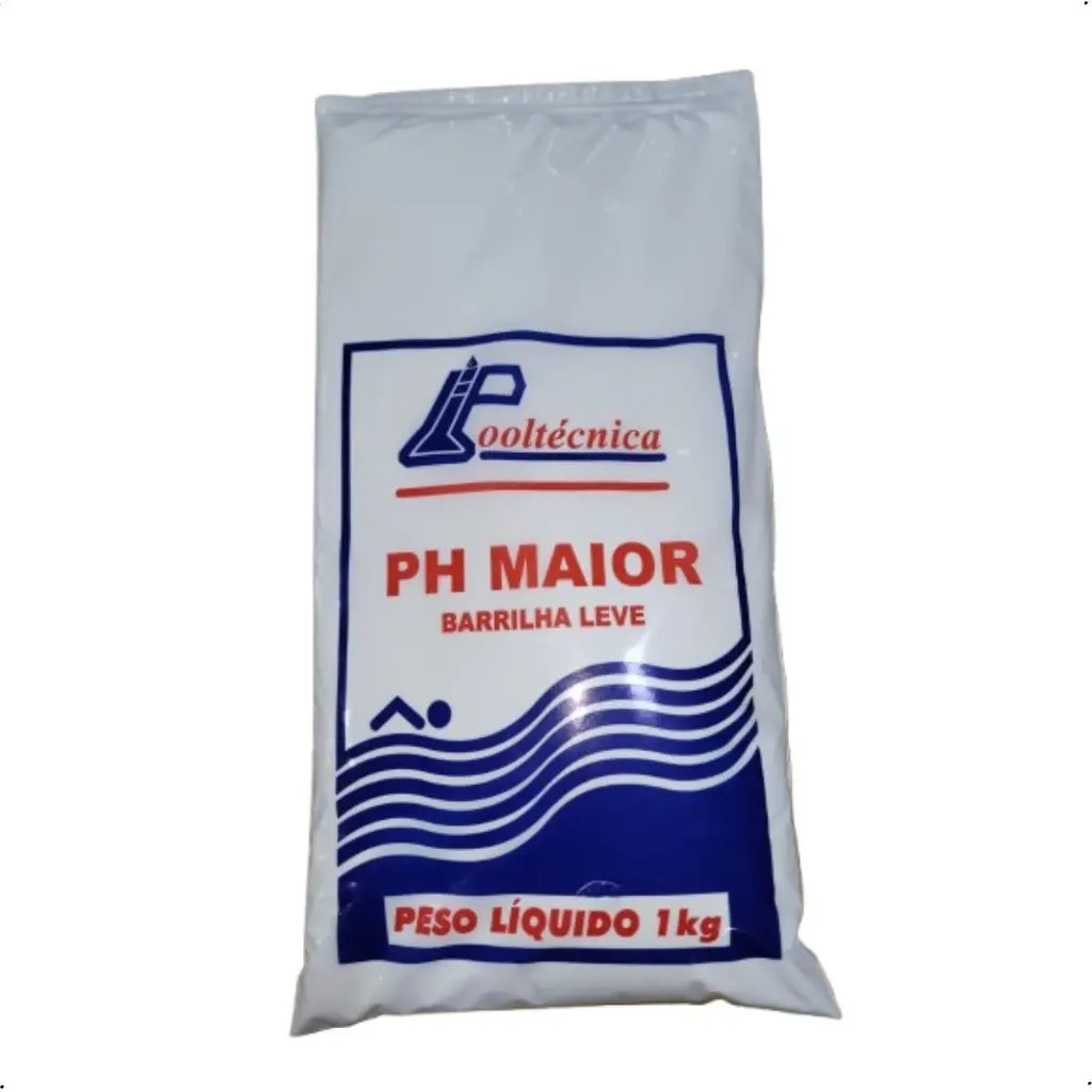 Barrilha Elevador de pH para Piscina 1kg Pooltecnica
