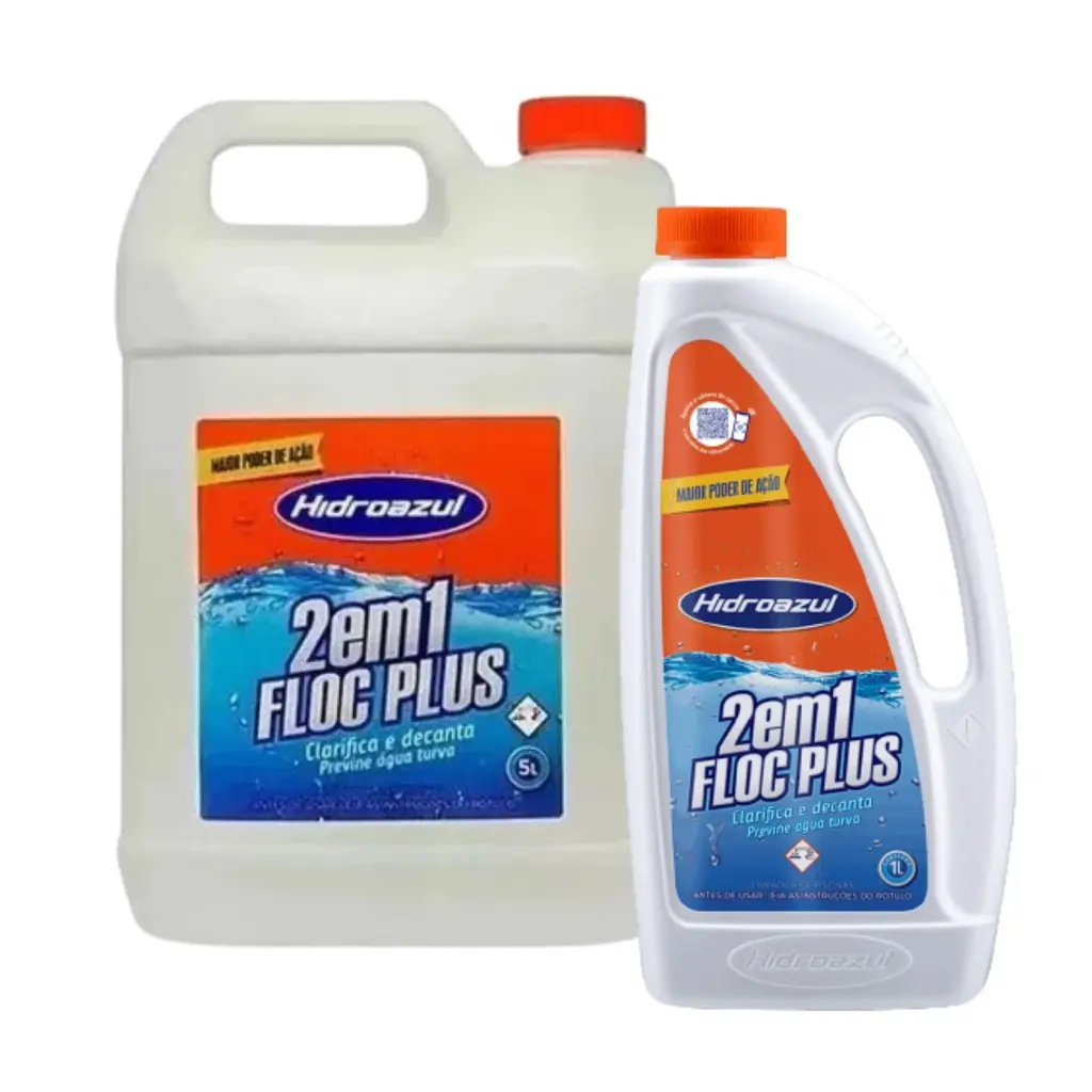 Clarificante Piscina Floc Plus 2 em 1 Hidroazul