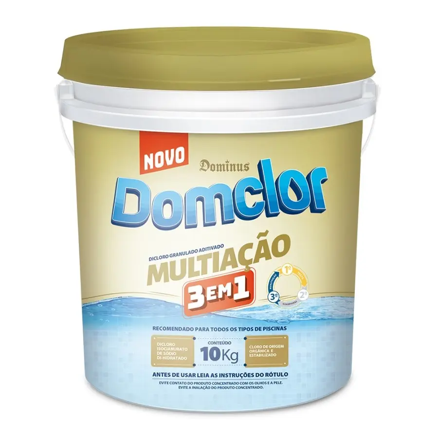 Cloro Granulado MultiAção Domclor 3x1 10kg