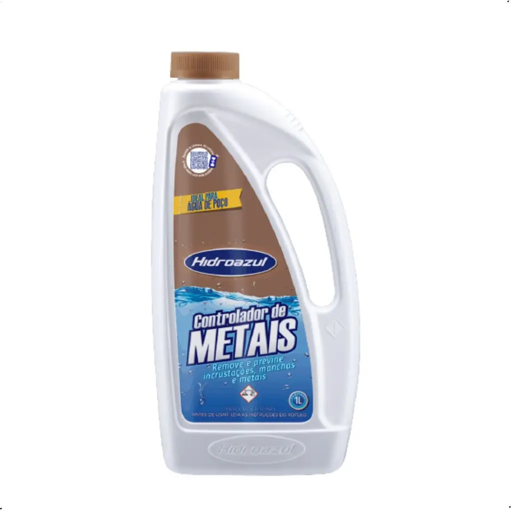 Controlador de Metais para Piscina 01 Litro Hidroazul