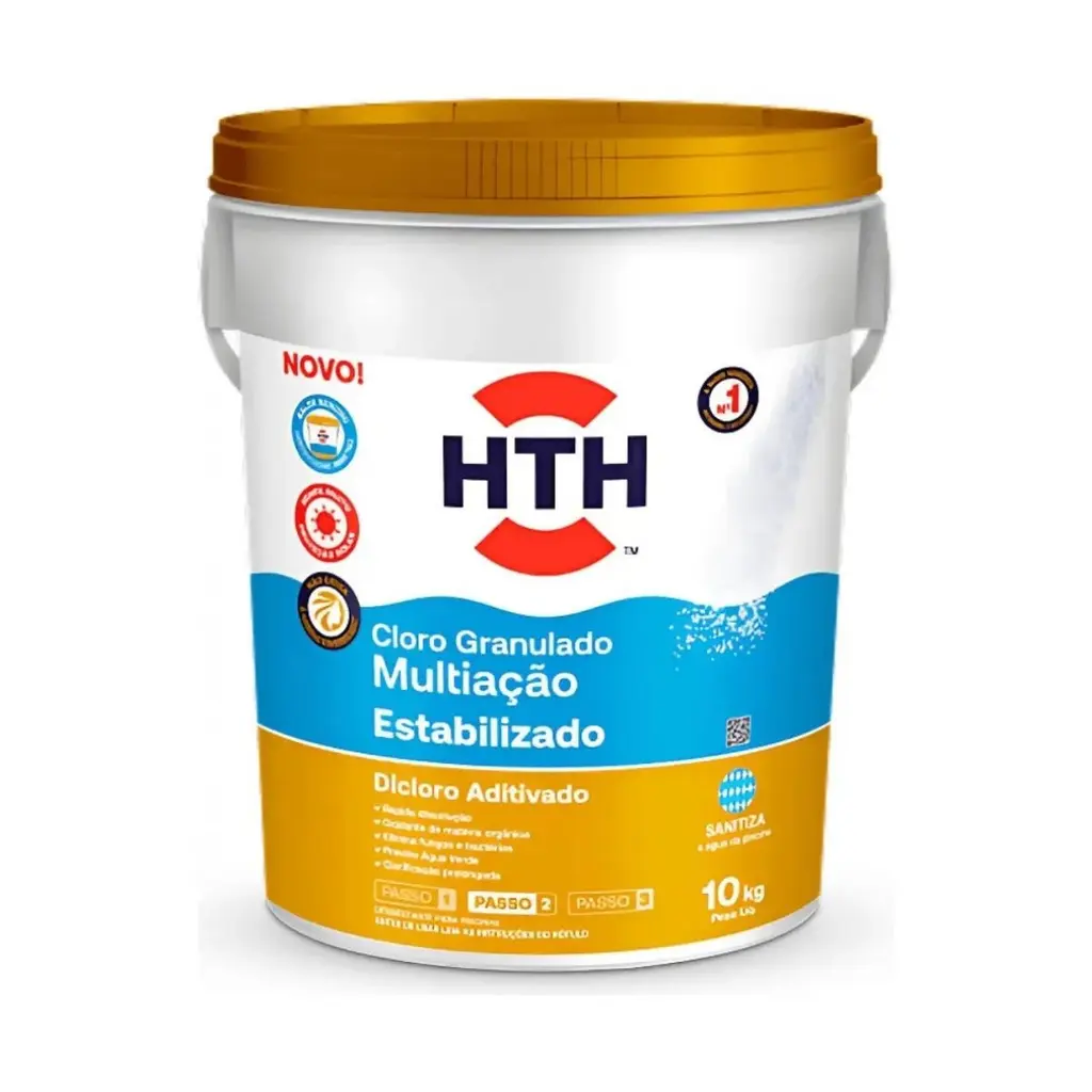 Dicloro Estabilizado HTH Multiação Balde 10kg