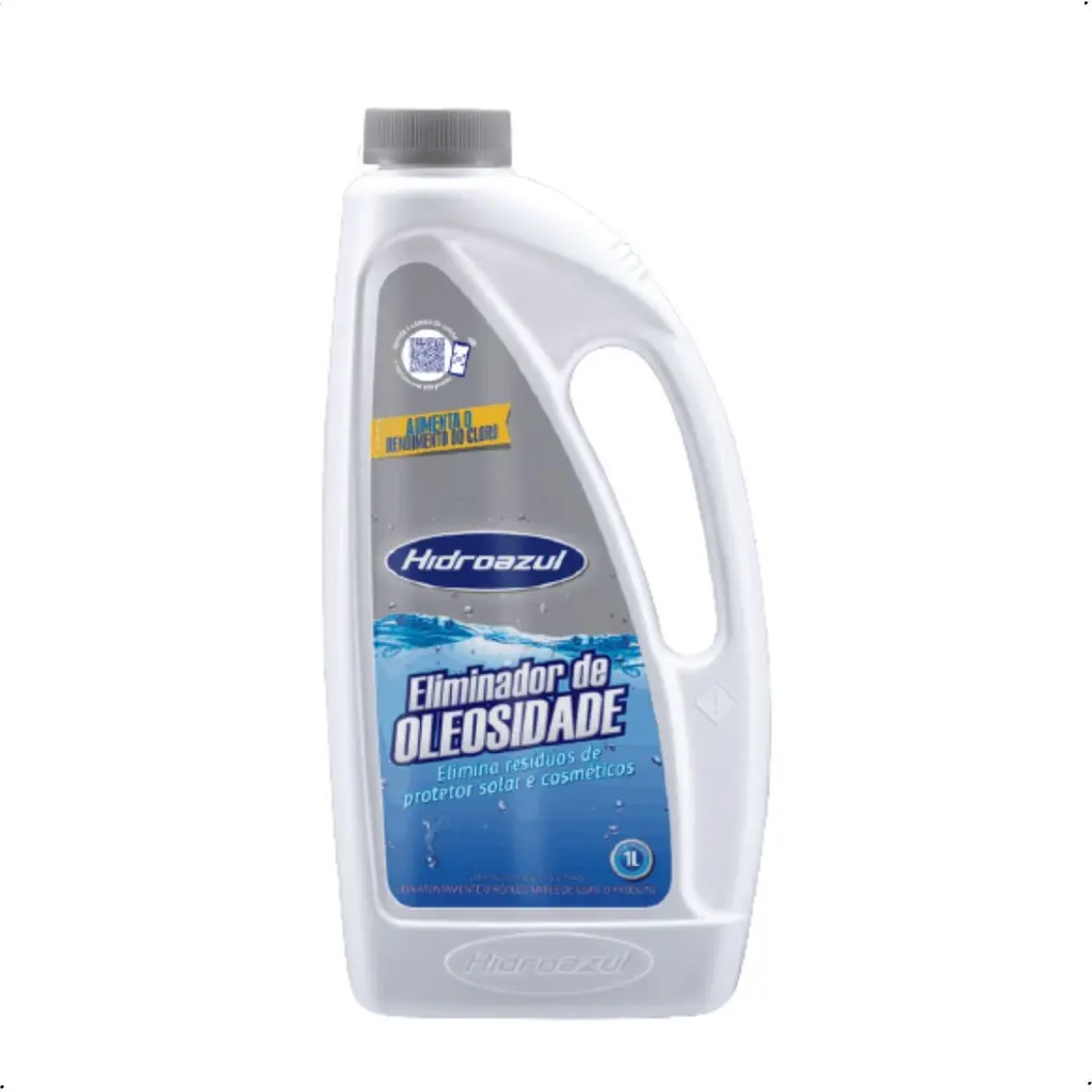 Eliminador de Oleosidade para Piscina 01 Litro Hidroazul