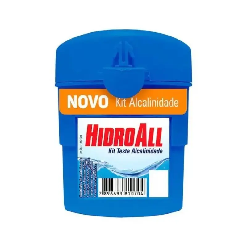 Kit Teste Análise Alcalinidade – Hidroall