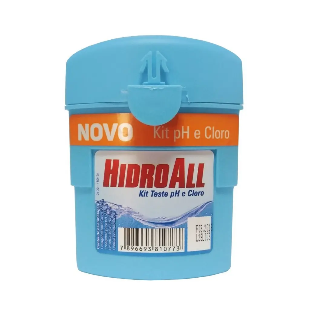 Kit Teste Análise pH/Cloro – Hidroall