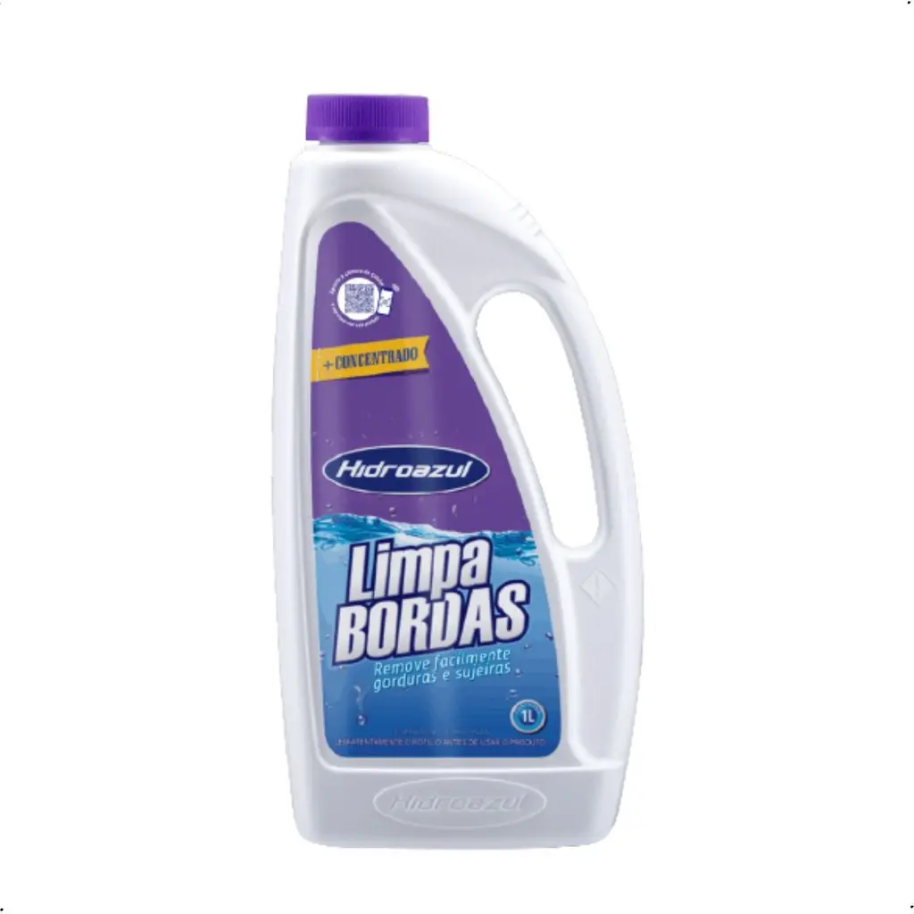 Limpa Bordas para Piscina 01 Litro Hidroazul