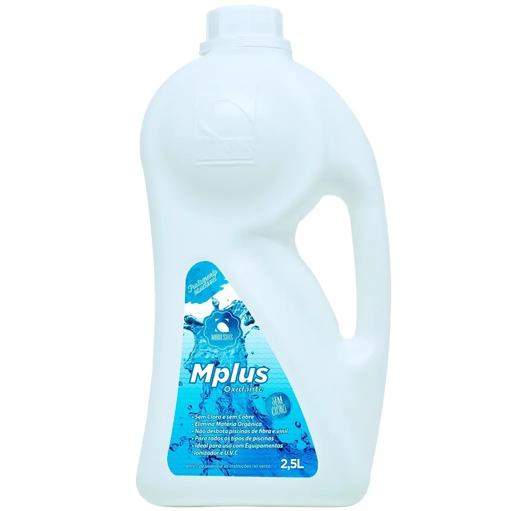 MPlus Oxidante 2,5L Maresias Tratamento Sem Cloro para Piscina Spa Ofurô e Banheira