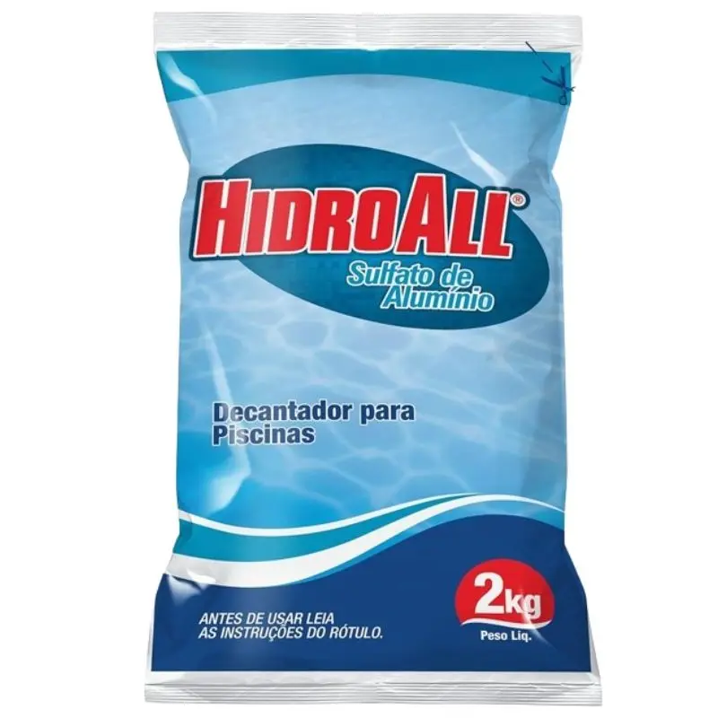 Sulfato de Alumínio Decantador para Piscinas 2kg Hidroall